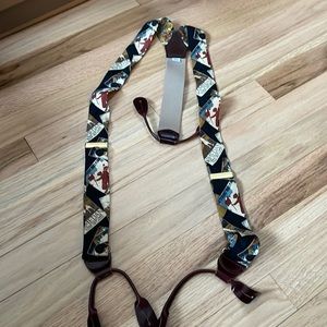 Fun golf silk suspenders